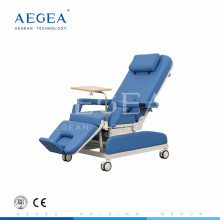 AG-XD205 color azul manual del paciente del hospital silla de donación de sangre